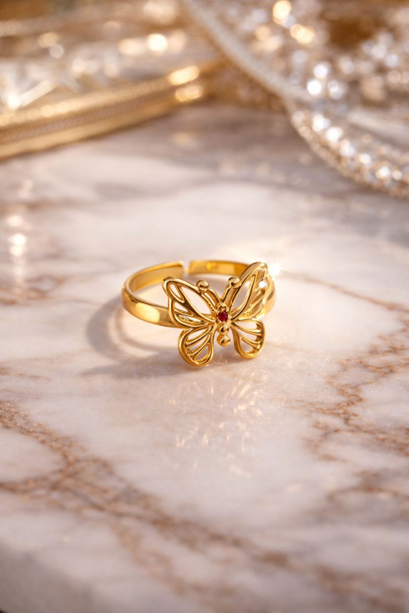 Gold Plated Elegant Rings for Women | Ladies Fashion Jewelry