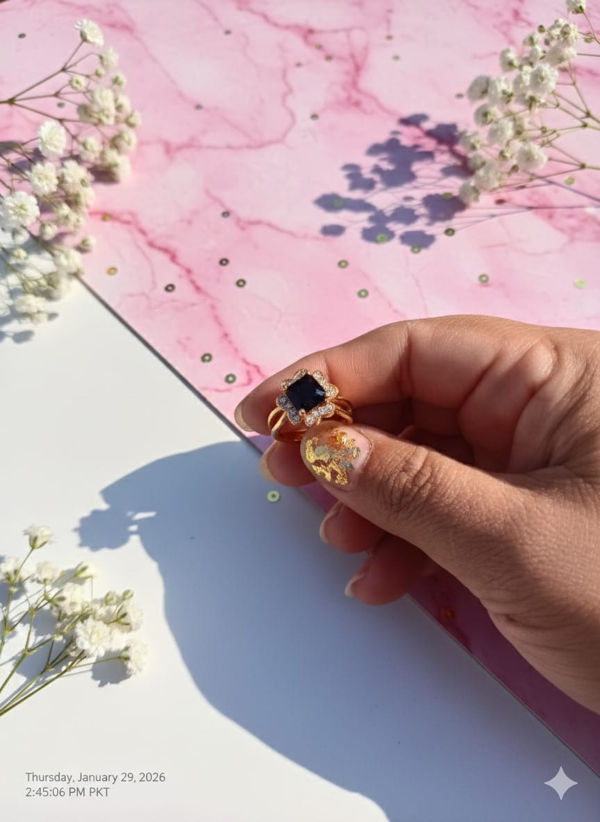 Gold Plated Elegant Rings for Women | Ladies Fashion Jewelry