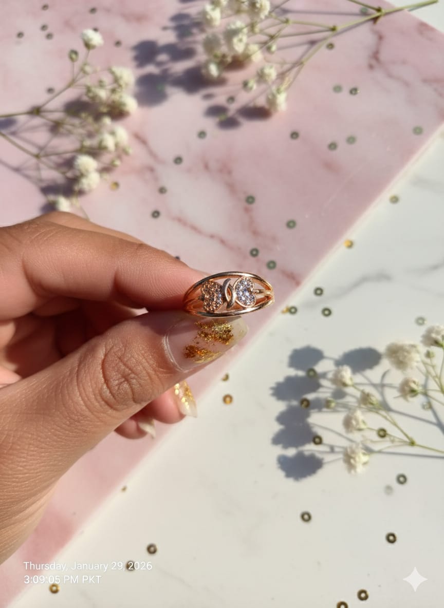 Gold Plated Elegant Rings for Women | Ladies Fashion Jewelry